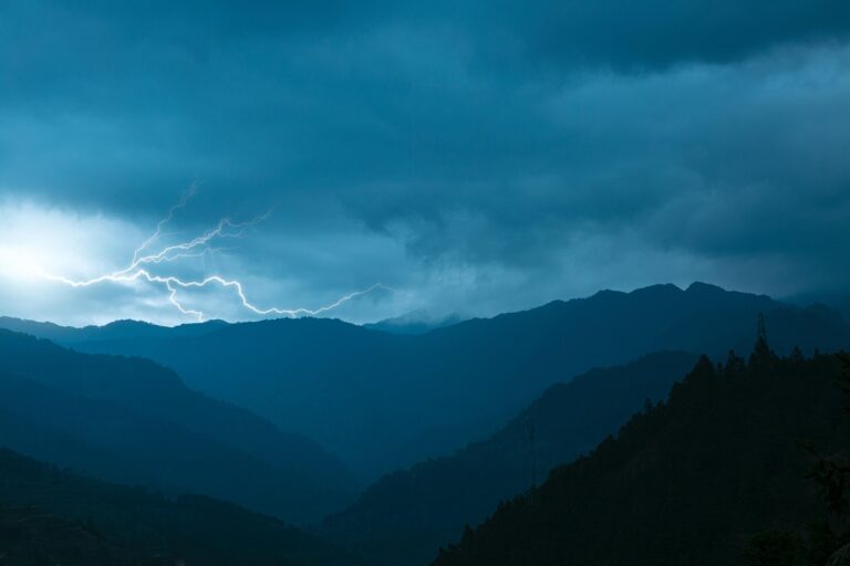lightning, nature, storm, sky, cloud, mountain, outdoor, wilderness, dark clouds
