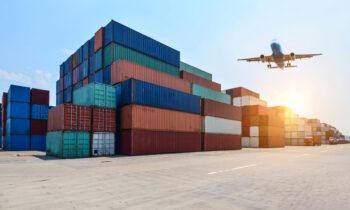 Industrial port and container yard